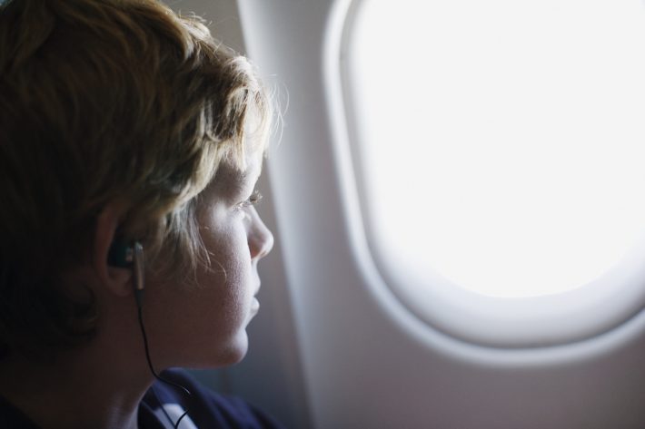 interim relocation of children case - child on plane relocating