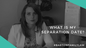 what is my separation date?